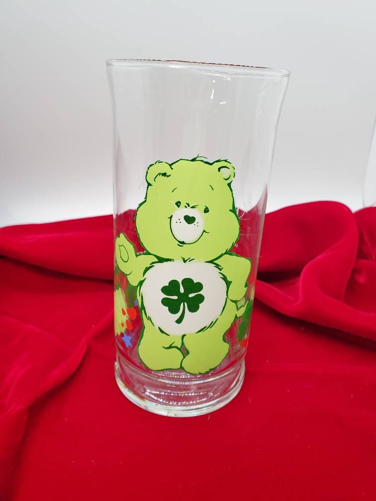 Vintage 1980s Care Bear Glass Tumbler: Pizza Hut Promotional - Etsy
