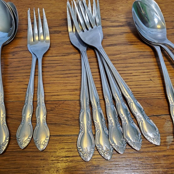 Stainless China Flatware Etsy