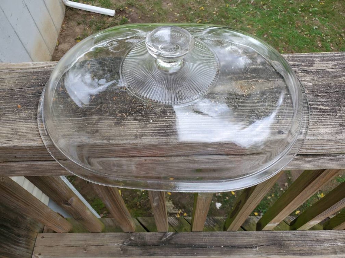 Pyrex 5 Quart Dutch Oven Roaster and Lid Pyrex White Casserole Etsy