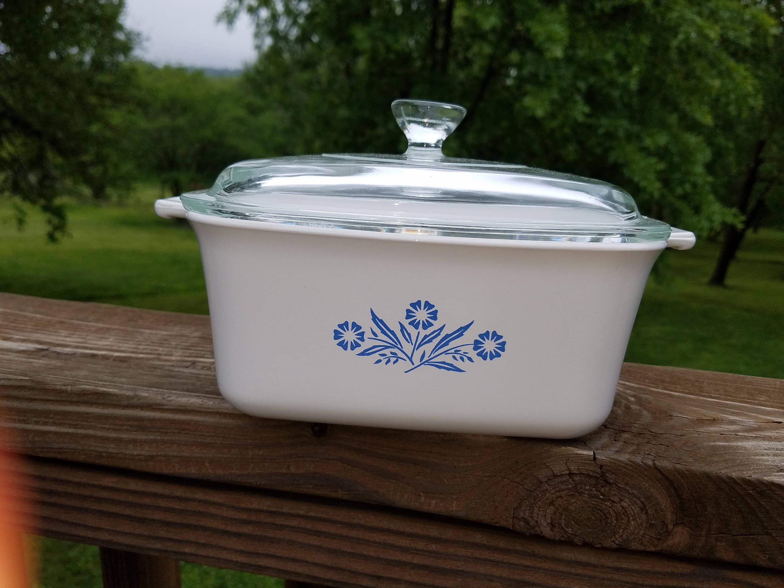 ヴィンテージ CorningWare 蓋 P-4-C、P-4-B キャセロール皿用 (7x5.5 x