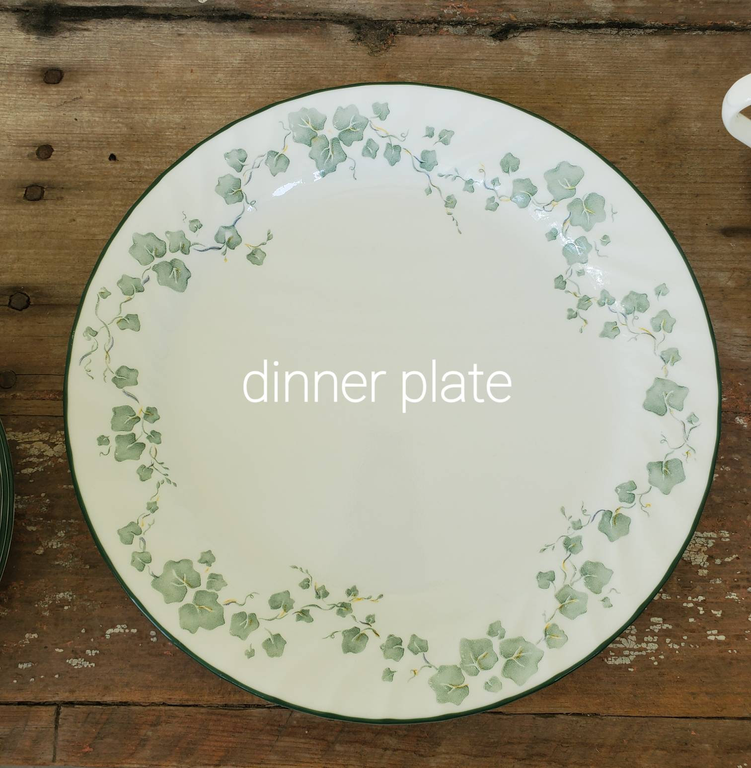 Corelle top ivy dishes
