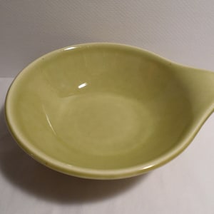 Russel Wright American Modern, fruit bowl, chartreuse, mid century modern dinnerware, MCM decor, steubenville china, stocking stuffer