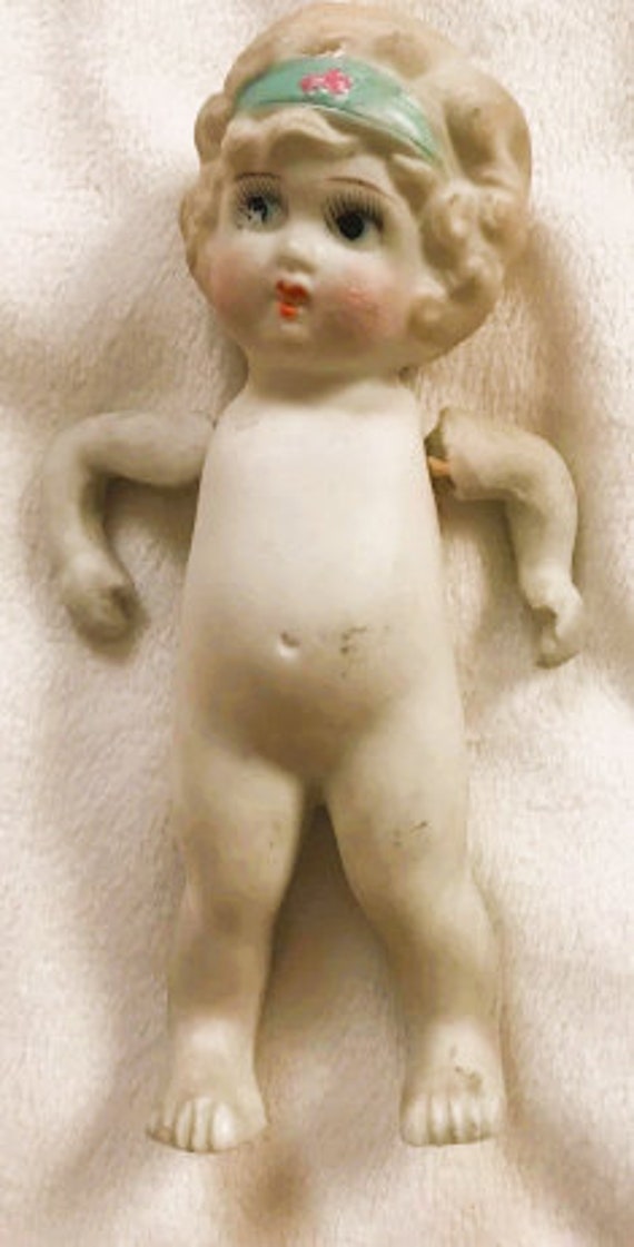 Buy Vintage 1930s Bisque Doll Jointed Doll Frozen Charlotte Online in India  