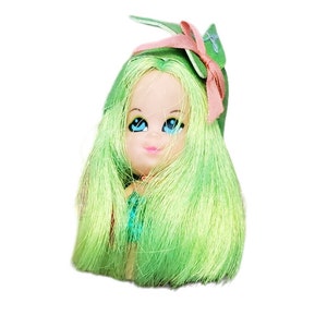 Luscious Lime Kola, Mattel Little Kiddle, antique collectibles, Christmas Present, birthday gift for mom, 60s doll, green girl, all original
