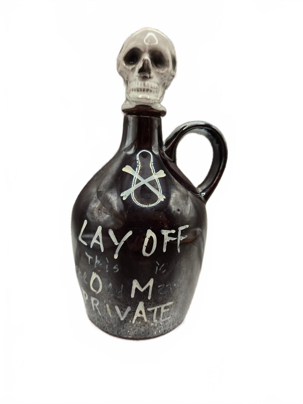 THE OLD MAN'S PRIVATE POISON 陶器ボトル Old Man Private Jug - Etsy