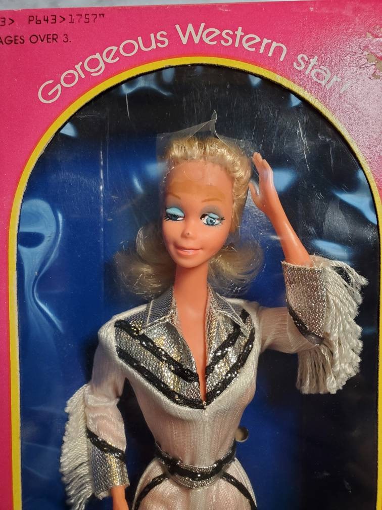 Western Barbie, 1980 nrfb, Superstar Barbie, Sammlerpuppe, Vatertagsgeschenk für ihn, Geburtstagsgeschenk für Mama, Weihnachtsgeschenk für Tochter Western Barbie, 1980 nrfb, Superstar Barbie, Sammlerpuppe, Vatertagsgeschenk für ihn, Geburtstagsgeschenk für Mama, Weihnachtsgeschenk für Tochter