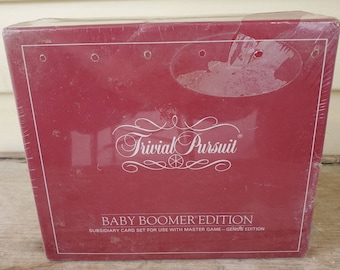 Vintage Trivial Pursuit Baby Boomer Edition Cards - Unopened 1983 Set