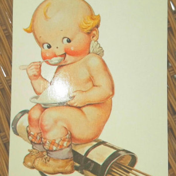 Kewpie doll vintage, 1970s postcards, your choice, Rose O'Neill, artist prints, antique collectibles, Christmas Cards, Greeting card, cupie