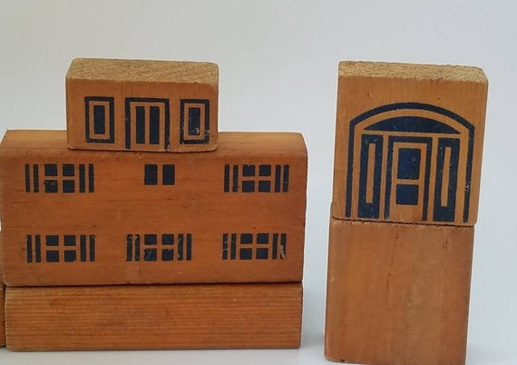 vintage building blocks