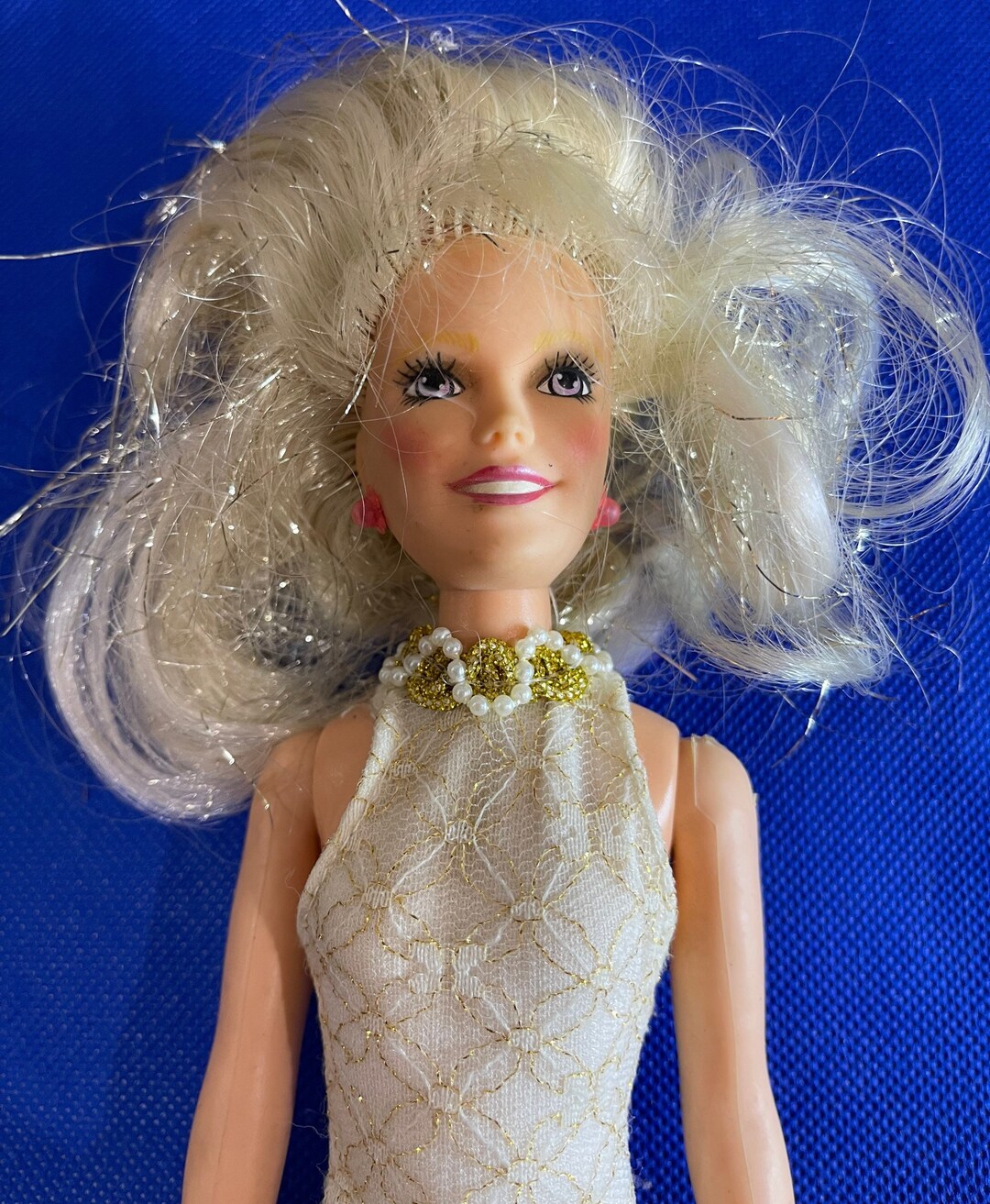 Glitter and Gold Jem, Jerrica, Vintage Collectible Doll, 1985 Hasbro ...