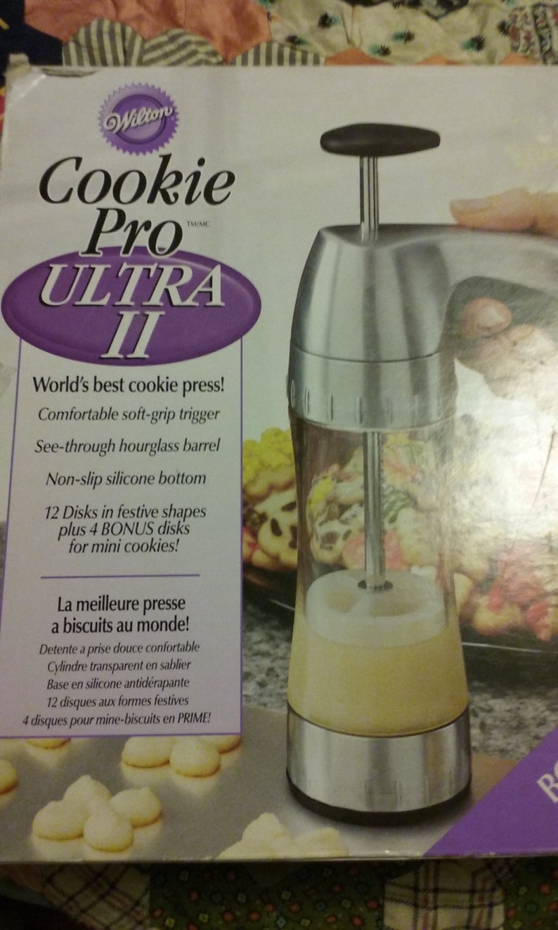 Vintage Wilton Ultra II Cookie Press Gun Style Cookiepress Etsy