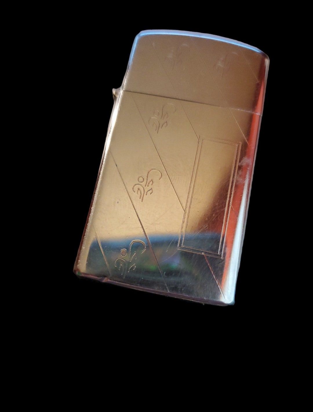Zippo Lighters Vintage Slim Engravable 1971 Christmas Etsy