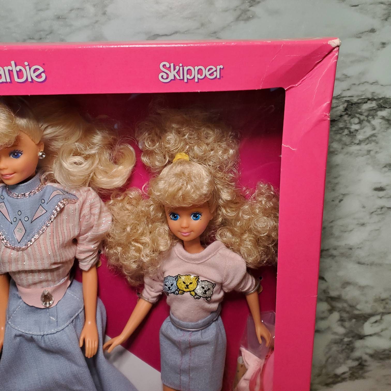 Denim Fun, Cool City Blues, Superstar Barbie, 1989 3 Doll Set 