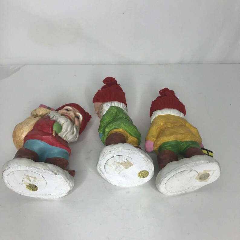 Christmas Elves With Knit Hats Lot of 3 Vintage 70s Made in - Etsy