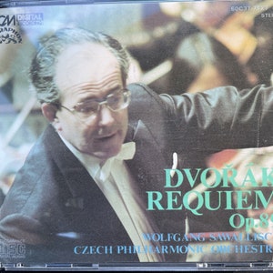 Wolfgang Sawallisch Czech PO 2CD Dvorak Requiem Op.89 1984 Japan import No OBI