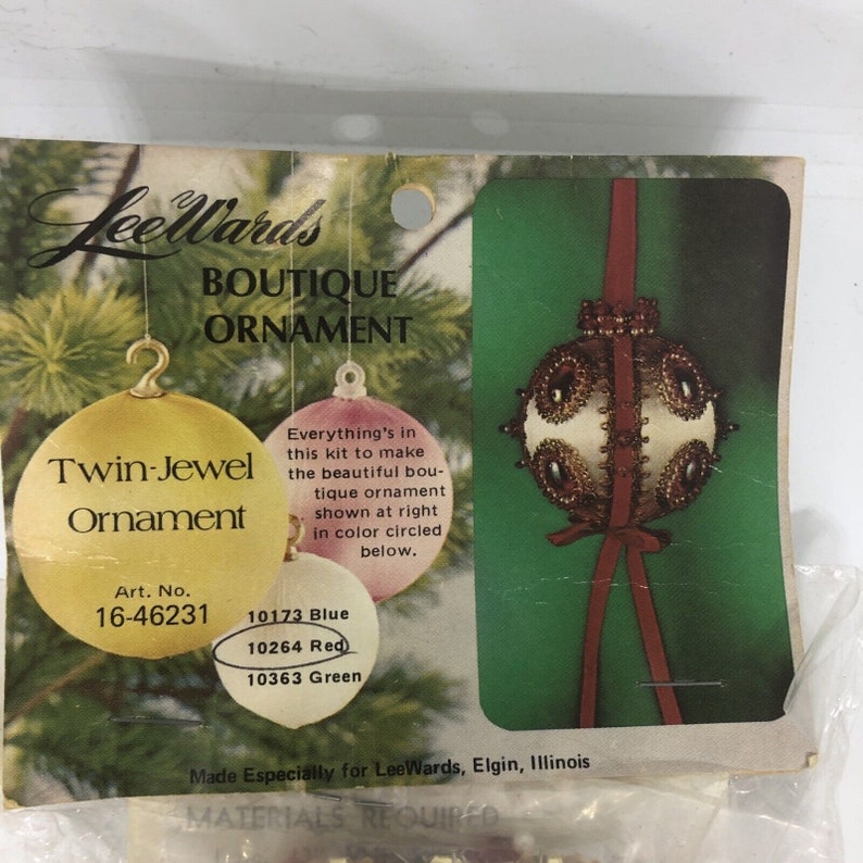 Lee Wards Christmas Ornament Kits 