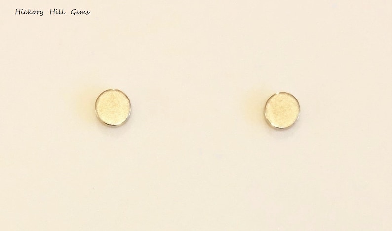 Magnetic Earring Backs 6mm magnet Magnetic Stud Earrings Jewelry Crafts 1 pair one quarter inch wide Round Magnet Silver Tone magnets