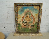 Items Similar To Tibetan Buddha Fireplace Screen In Cream Los
