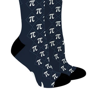 Math Gifts Symbol for Pi Socks STEM Gifts Nerdy Socks Student - Etsy