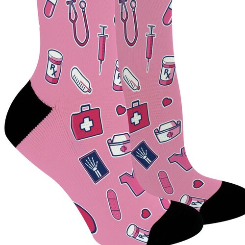 Nurse Gifts Nursing Socks Medical Novelty Socks RN Socks CNA Etsy