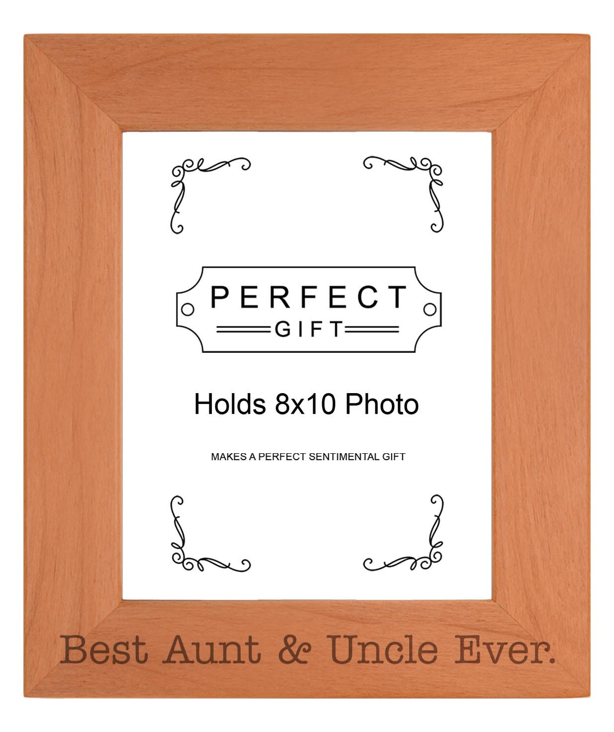 Aunt & Uncle Gifts Best Aunt and Uncle Ever Engraved Wood