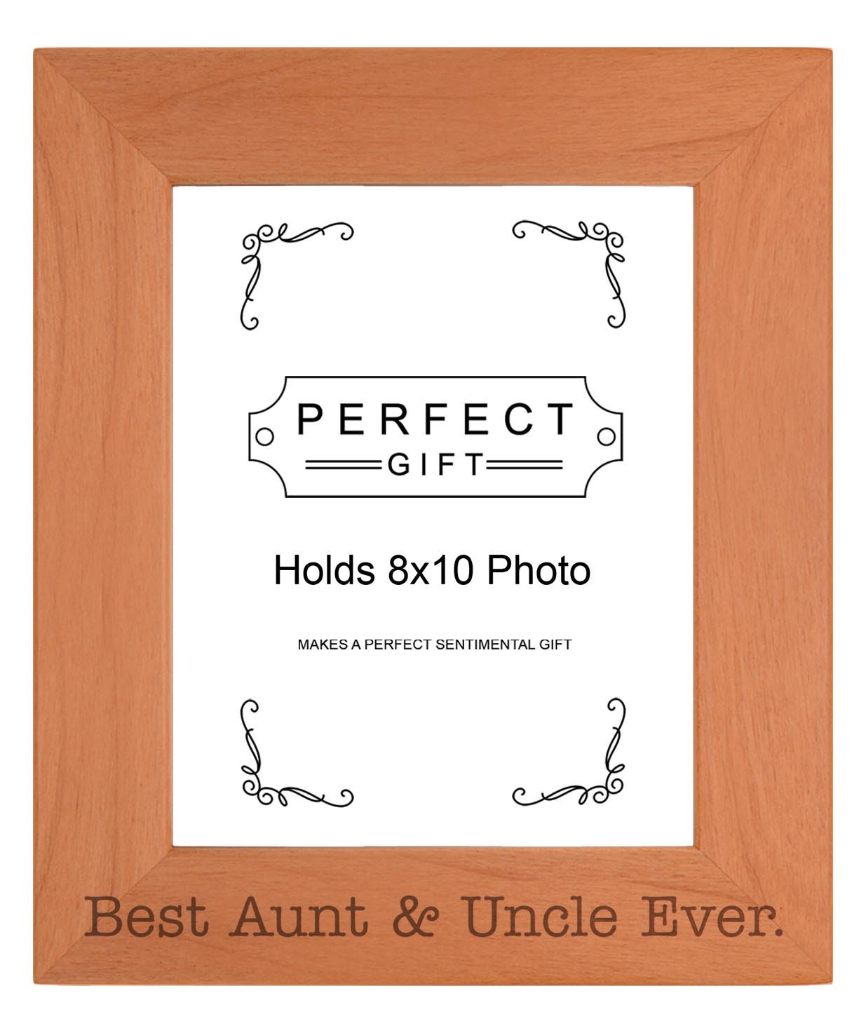 Aunt & Uncle Gifts Best Aunt and Uncle Ever Engraved Wood