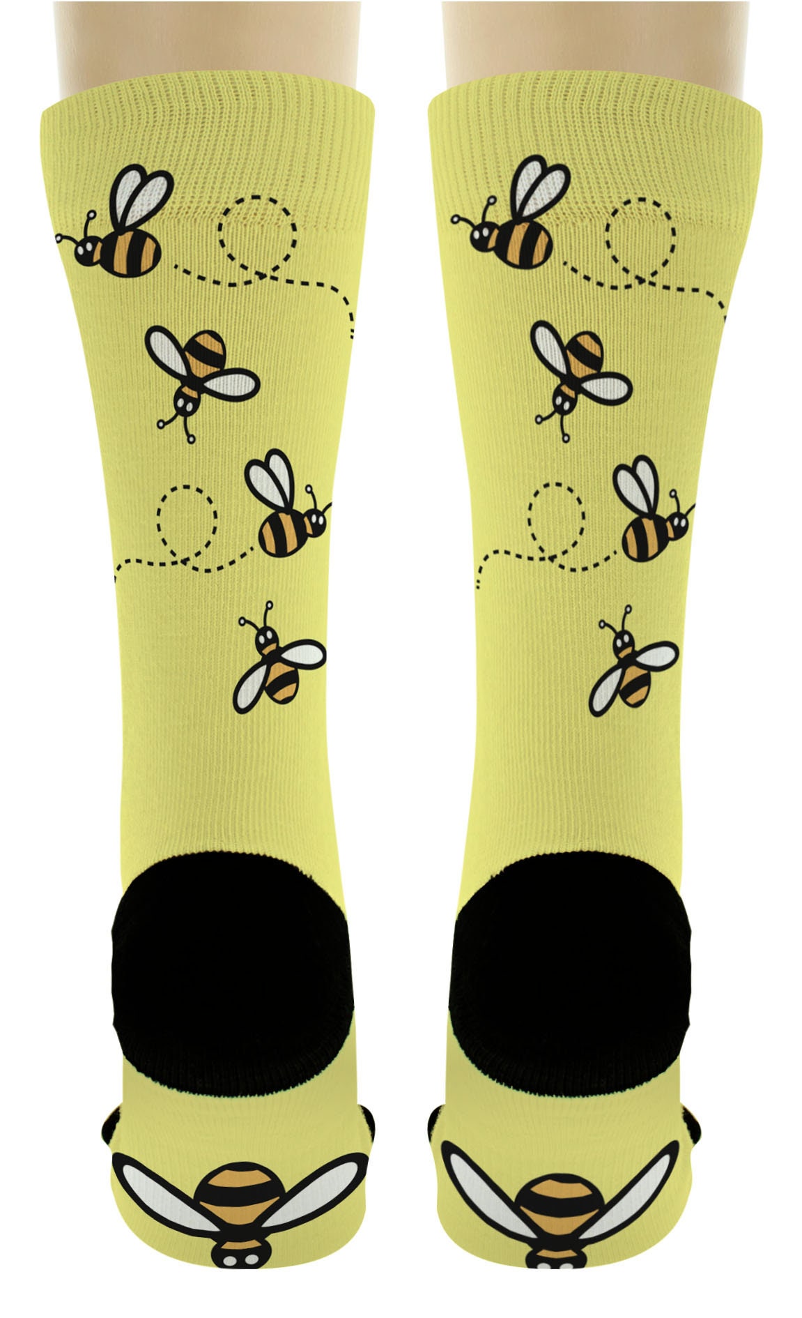 Unisex Novelty Socks Bumble Bee Socks Honey Bee Themed Gift Etsy
