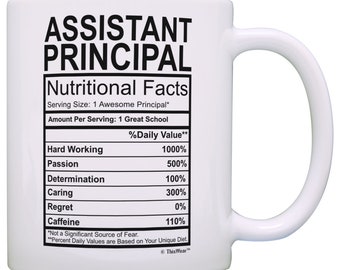 Assistant Principal Mug, Hardworking Principal Gift Mug, Personalized Gifts for Assistant Principal,  Teacher Appreciation Mug,