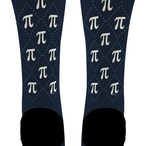 Math Gifts Symbol for Pi Socks STEM Gifts Nerdy Socks Student - Etsy