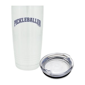 Pickleball Mug Pickleball Tumbler Mug Pickleball Pickleballer 20oz Stainless Steel Insulated Travel Mug With Lid