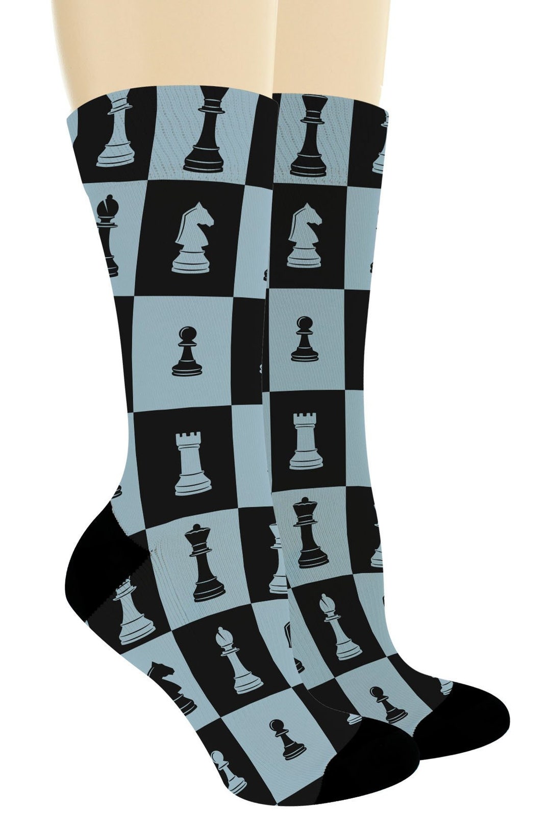 Chess Gifts Chess Board Socks Nerdy Socks Lucky Socks Board Etsy