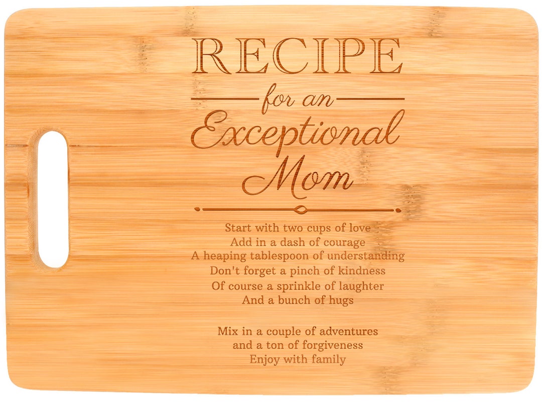 Kitchen Gifts for Mom Recipe for an Exceptional Mom Mother Day Etsy