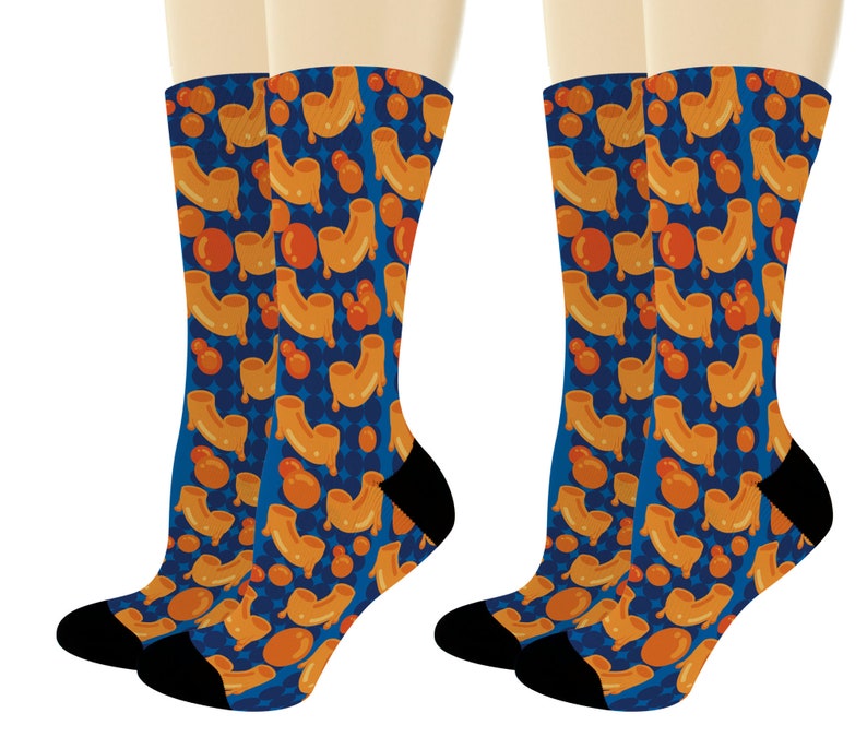 Foodie Gifts Mac and Cheese Socks Food Socks for Cheese Lovers Etsy