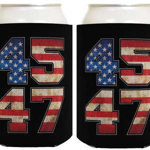Election 2024 Drink Cooler Presidential Support 45-47 Can Drink Thermocoolers Standard Size or Slim Can