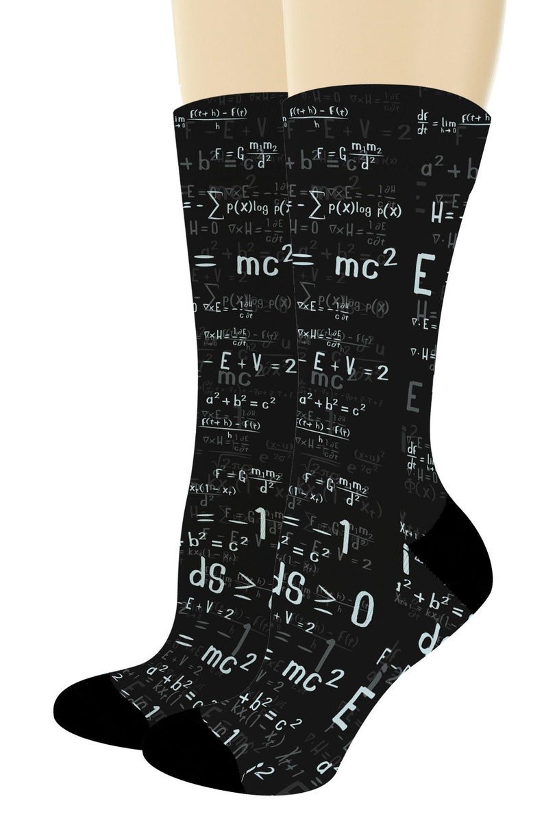 Math Teacher Gifts Math Formula STEM Socks School Socks for - Etsy