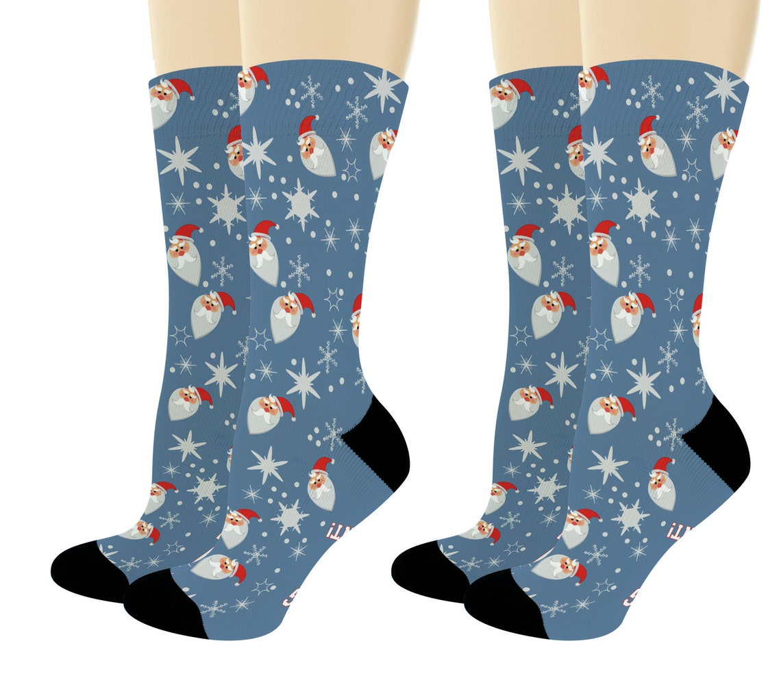 Funny Christmas Socks If You Can See This Bring Me A Present Etsy