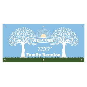 Personalized Family Reunion Banner, Sunrise Family Banner, Custom Reunion Banner, Family Reunion Personalized, Vinyl Banner