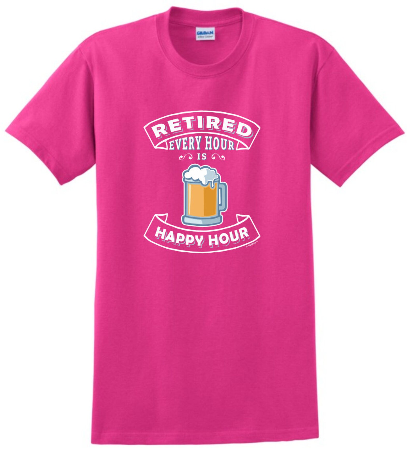 Funny Retirement Gift Retirement Every Hour is Happy Hour Etsy