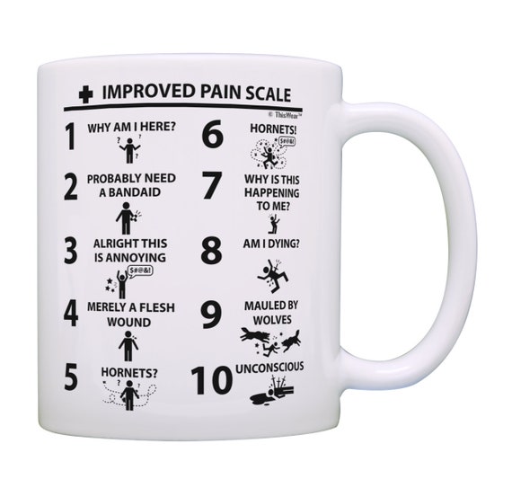 Funny Nurse Gifts Improved Pain Scale Medic Gift RN Gifts for