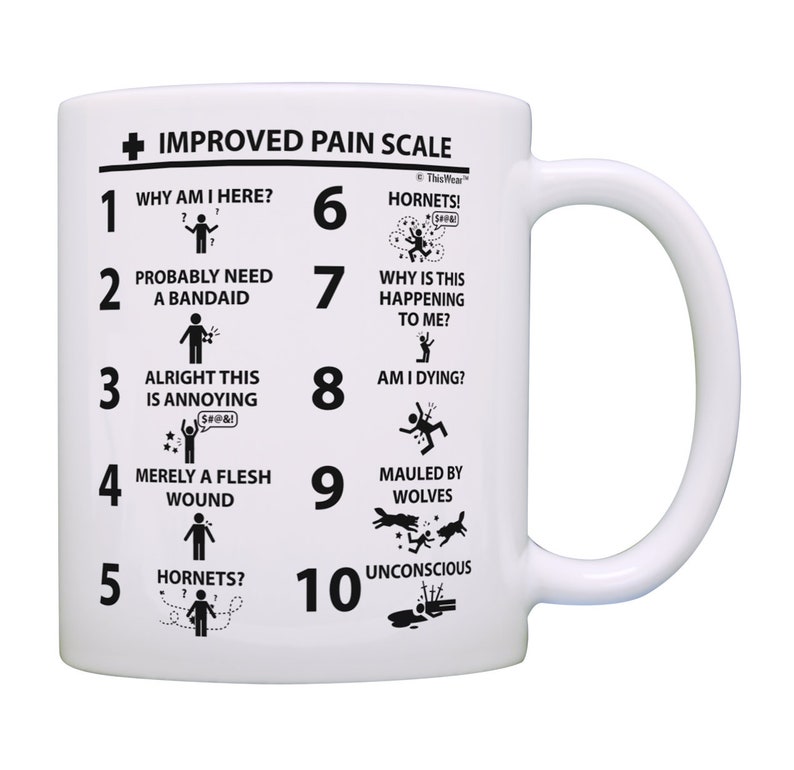 Funny Nurse Gifts Improved Pain Scale Medic Gift RN Gifts for Etsy