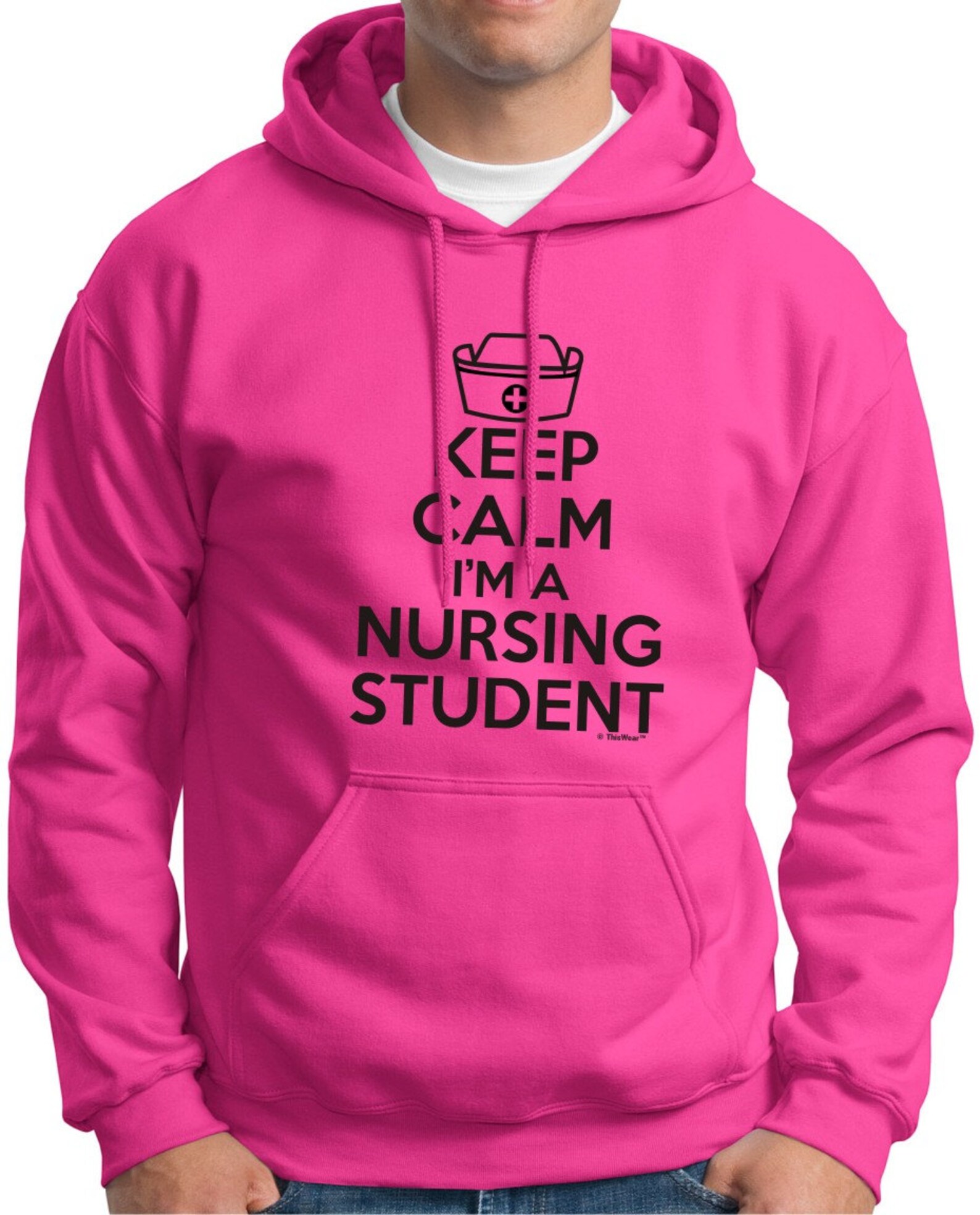 Keep Calm I'm a Nursing Student Hoodie Sweatshirt 18500 Etsy
