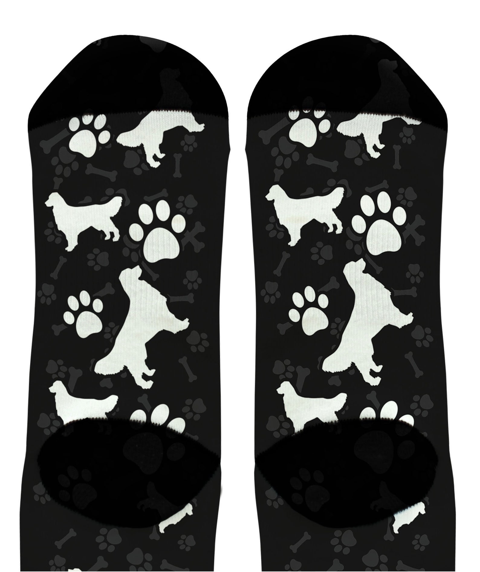 Golden Retriever Socks for Dog Lovers Dog Paw Socks Dog Breed Etsy