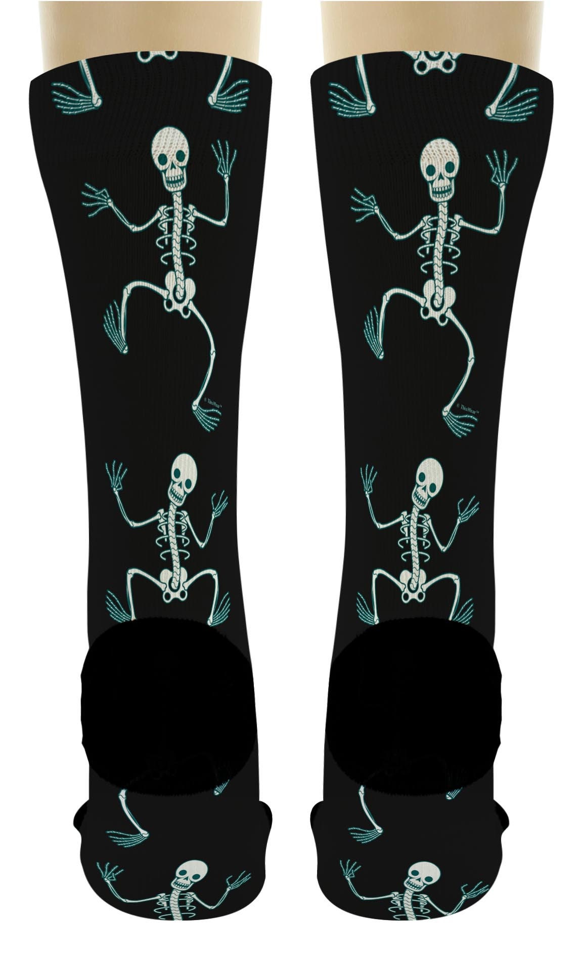 Halloween Accessories Dancing Skeleton Socks Holiday Socks Etsy
