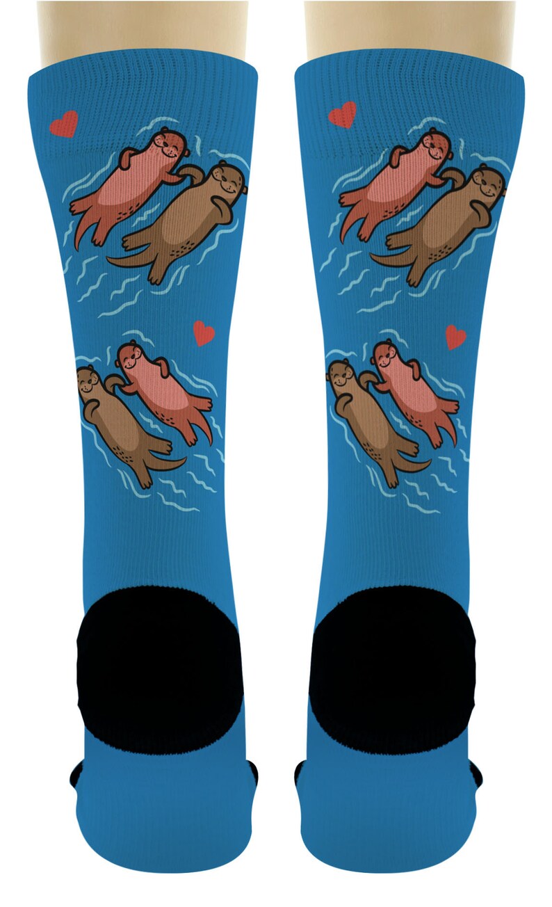 Animal Novelty Socks Significant Otter Socks Otter Themed Etsy