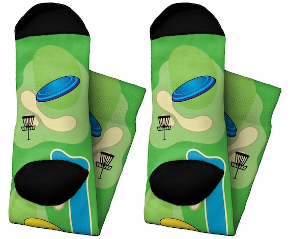 Disc Golf Socks, Disc Golf Gifts, Golf Lover Gift, Socks For Women, Socks For Men, Novelty Socks
