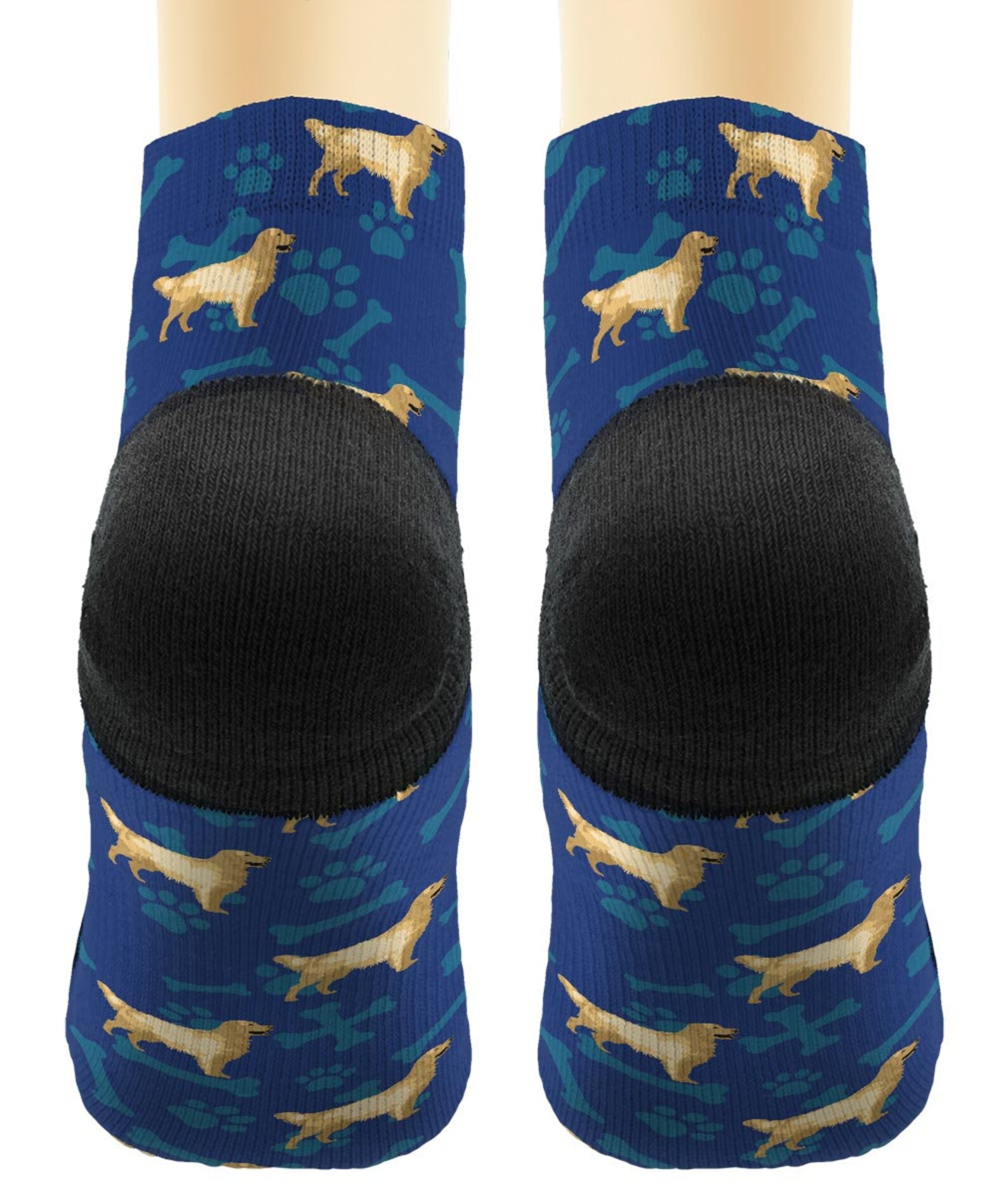 Paw Print Dog Socks for Dog Lovers Golden Retriever Socks Etsy