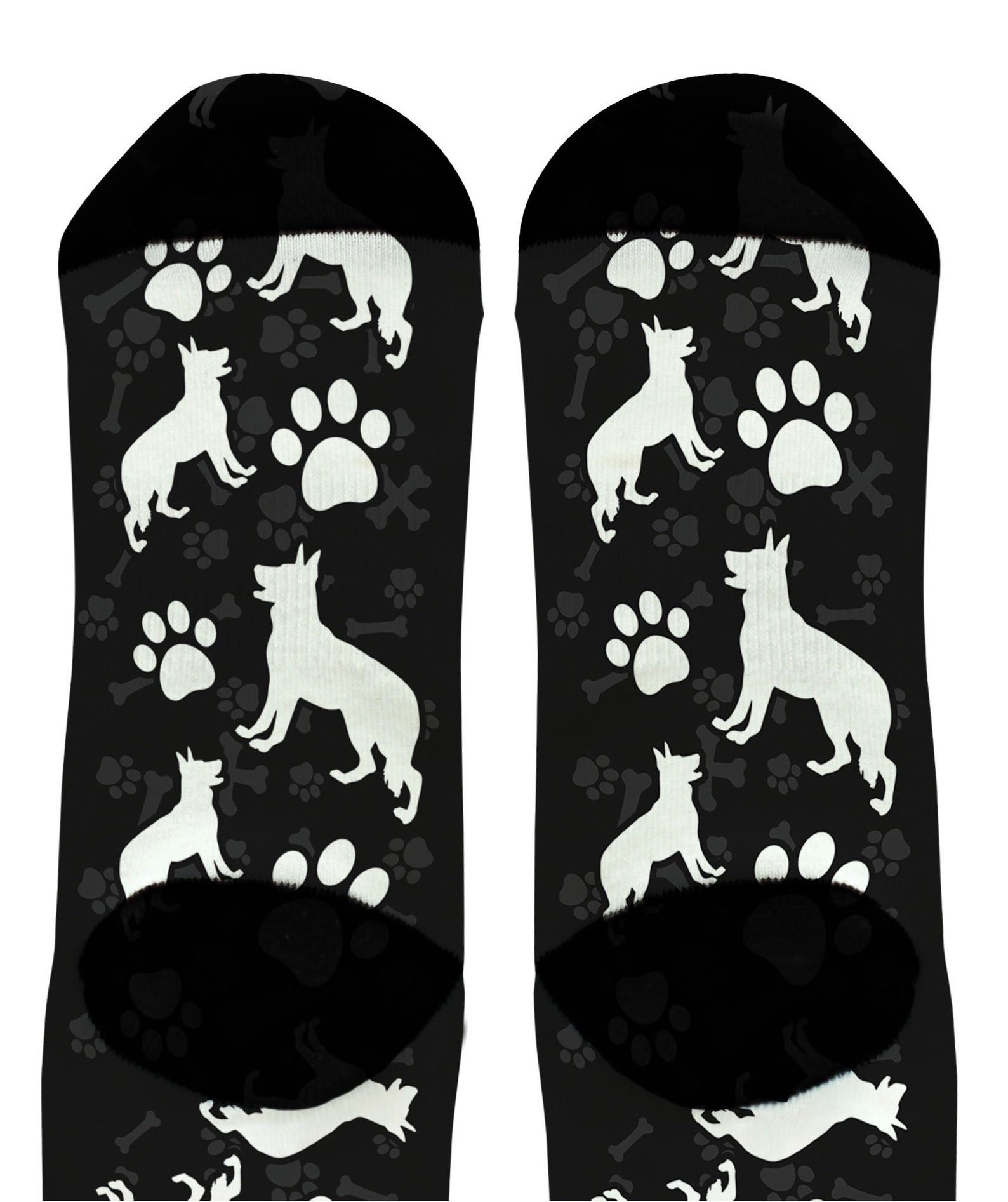 Dog Socks for Dog Lovers Shepherd Paw Socks Dog Breed Gifts Etsy