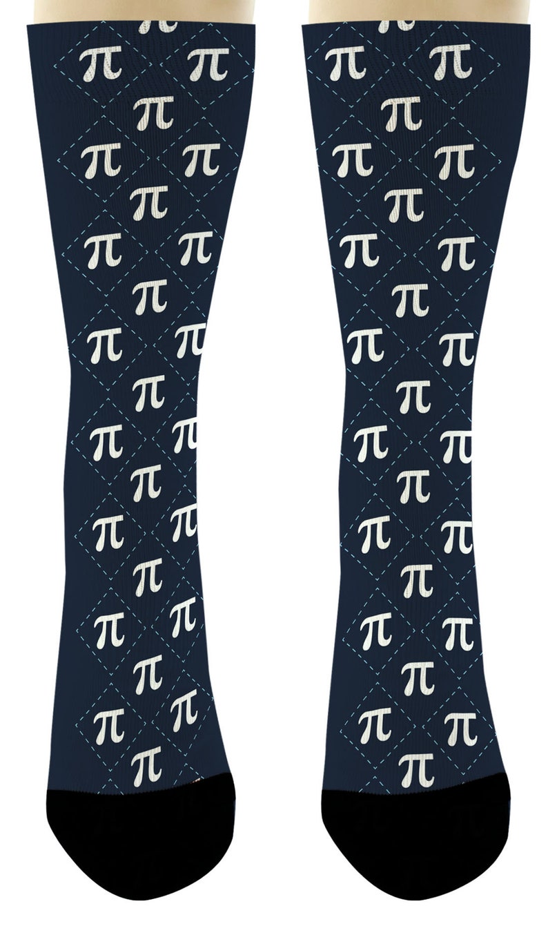 Math Gifts Symbol for Pi Socks STEM Gifts Nerdy Socks Student - Etsy