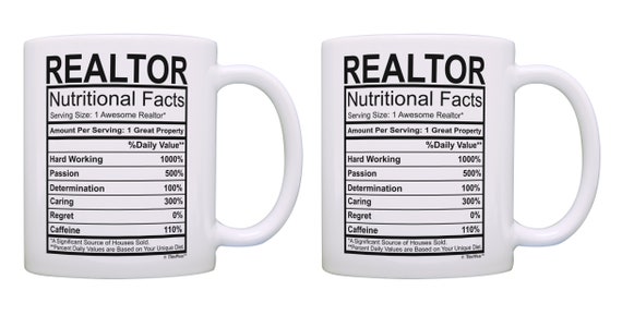 ThisWear Mom Nutritional Facts Label Funny Gifts for Mom Gag Gift 11oz  Ceramic Coffee Mug