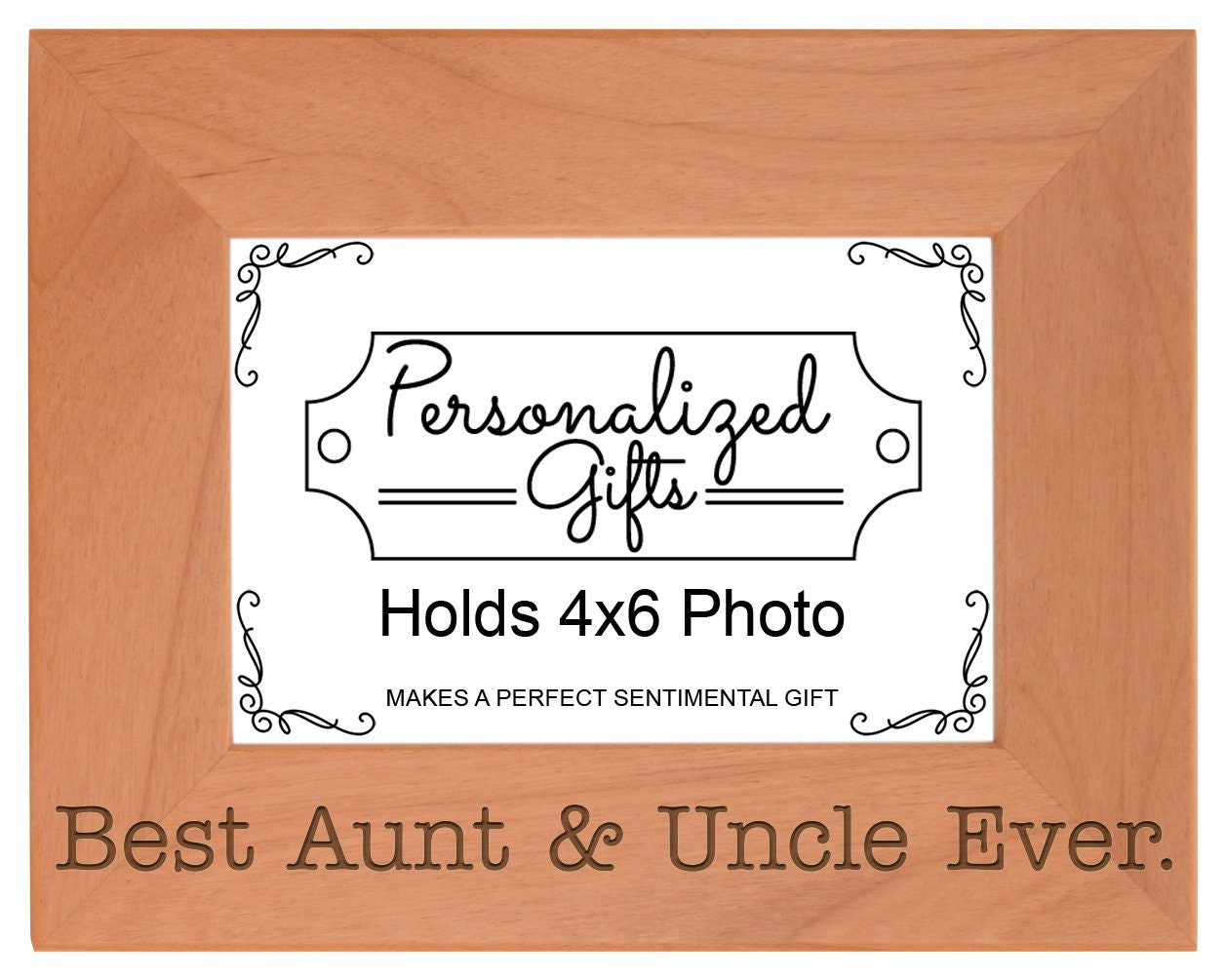Aunt & Uncle Gifts Best Aunt and Uncle Ever Engraved Wood Etsy